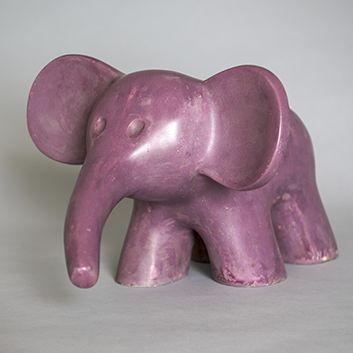 sculpture-elephant-rose